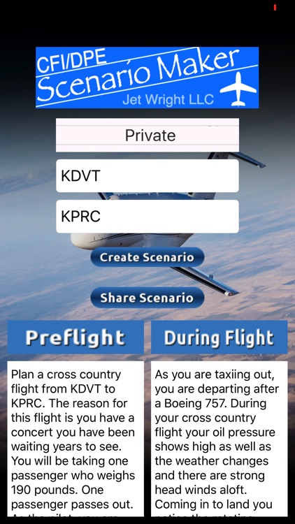 CFI DPE Scenario Maker