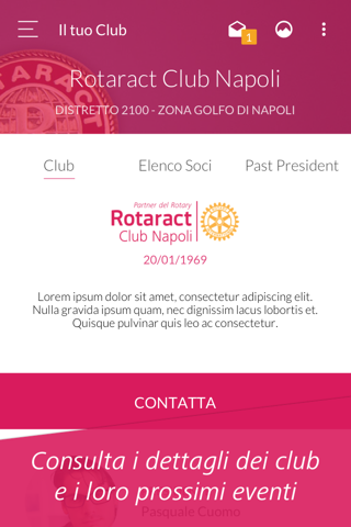 Rotarapp - l'app del Rotaract screenshot 3