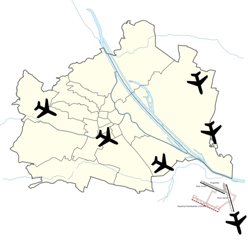 Fluglärmvorhersage Wien Icon