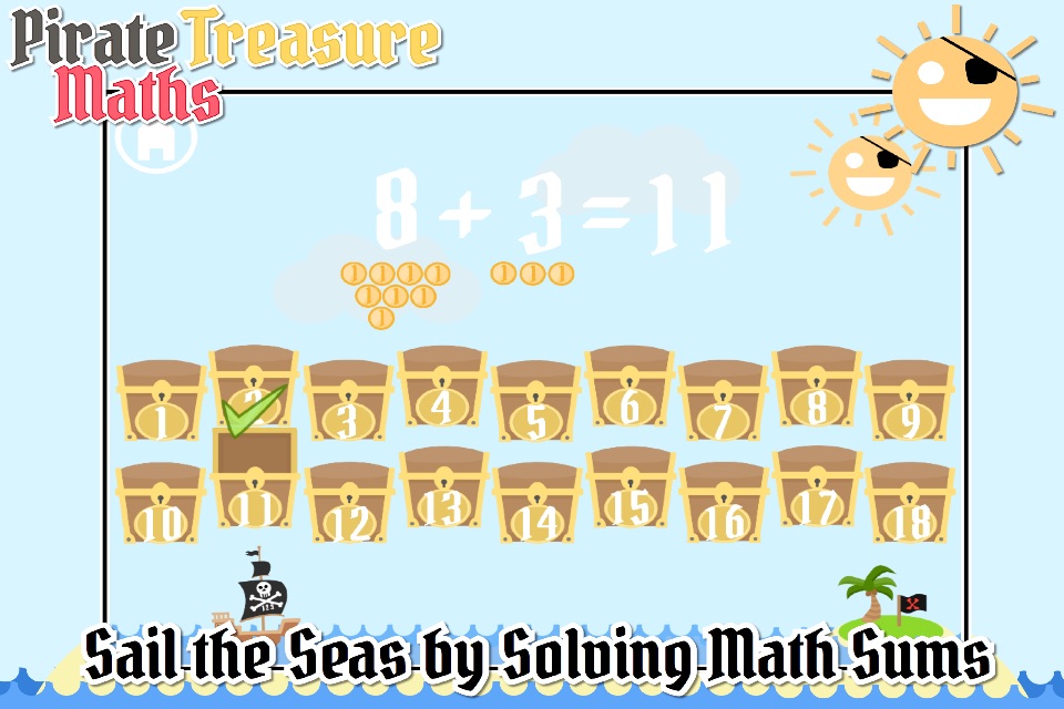 Pirate Treasure Maths screenshot 3