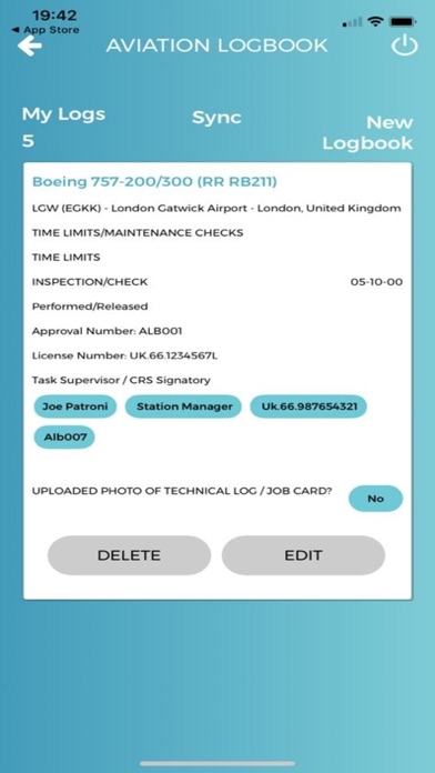 How to cancel & delete Aviation Logbook from iphone & ipad 2