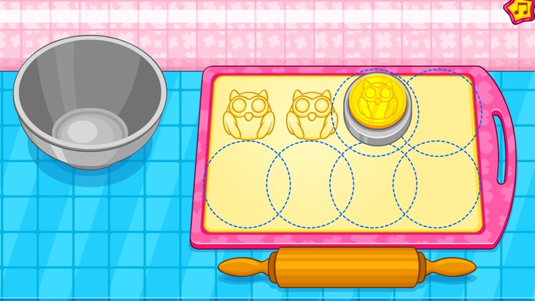 Cooking owl cookies game screenshot-3