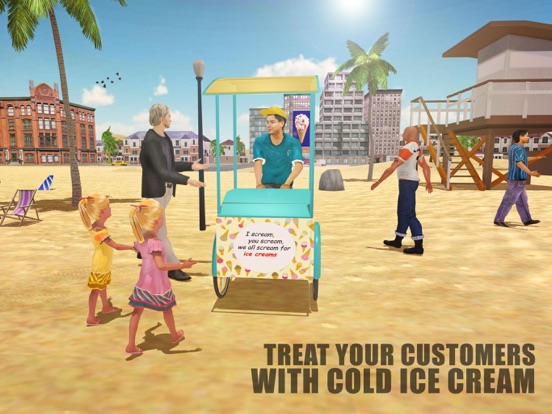 ビーチアイスクリーム配達ゲームのおすすめ画像3