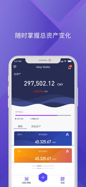 AKey Wallet - 安全易用的区块链钱包(圖1)-速報App