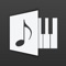 Use piano keyboard to create your own sheet music score