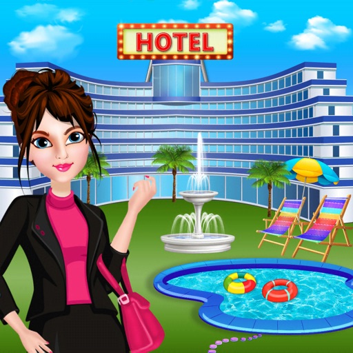 Girl Hotel Resort Manager Icon