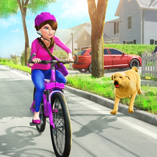 Virtual Family Pet Dog Game Icon