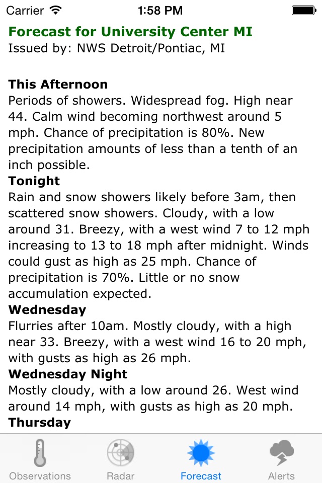 DeltaWeather screenshot 3