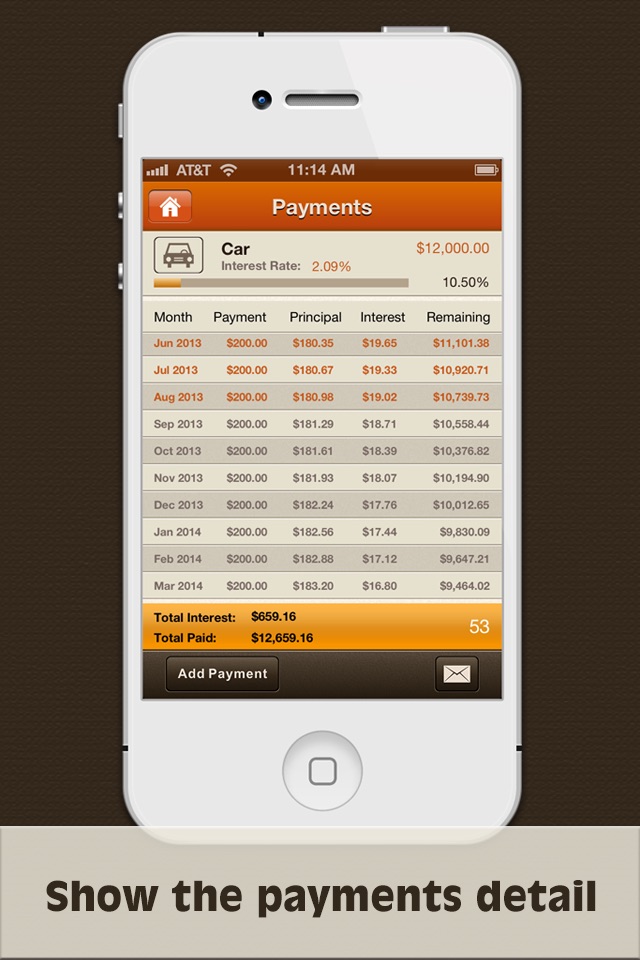 Debts Monitor Pro screenshot 2