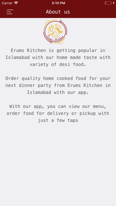 Erum's Kitchen screenshot 4