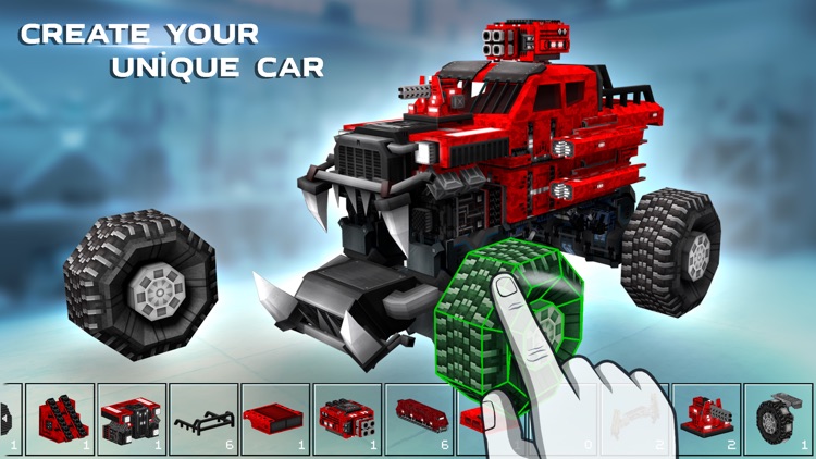 Blocky Cars - pixel shooter