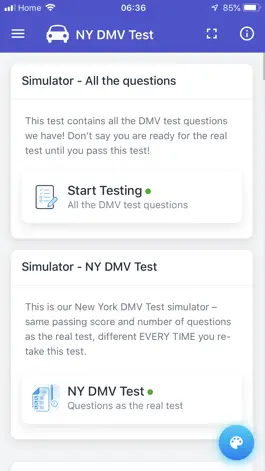 Game screenshot New York Driving Test hack