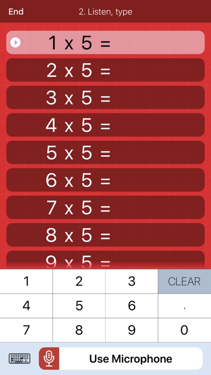 Times Tables Ages 10-11