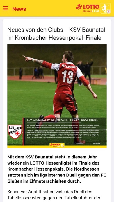 LOTTO Hessenliga screenshot 2