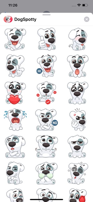 Dog Spotty Sticker(圖1)-速報App