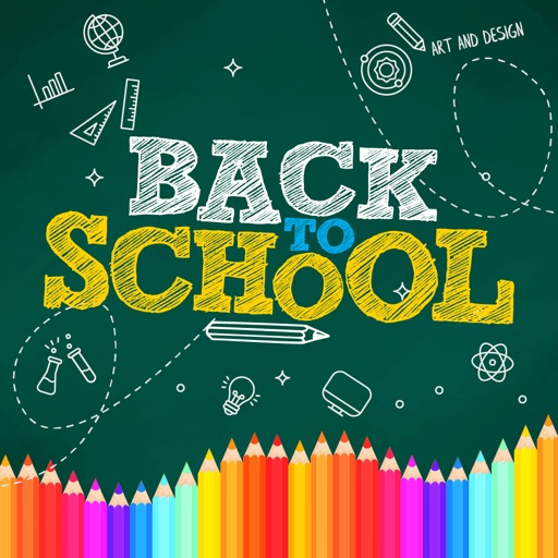 Back To School Sign icon
