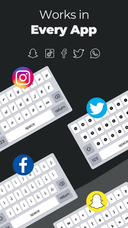 Fonts: Aα, Cool Font Keyboard