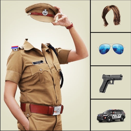 Men Police Photo Suit