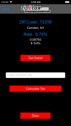 Zip2Tax Sales Tax Calculator(圖5)-速報App