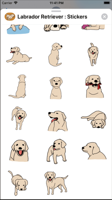 Labrador Retriever : Stickers screenshot 3
