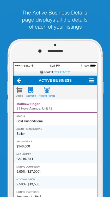 IXACT Contact Real Estate CRM screenshot-3