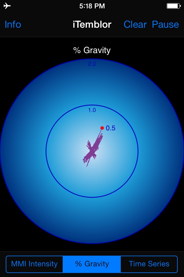 iTemblor screenshot 2