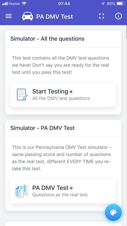 PA DMV Test