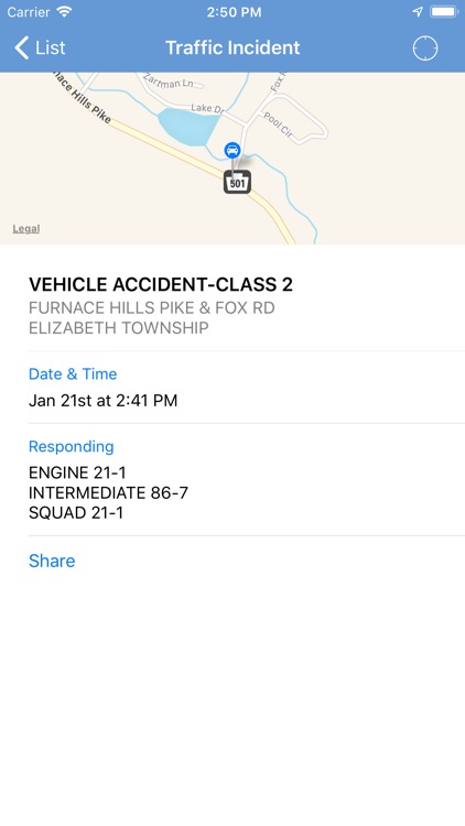 Lancaster County Incidents