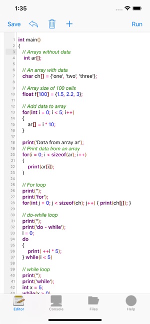 Nano C language interpreter(圖3)-速報App