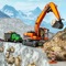 Dive into the snow off-road construction where you will experience the heavy off road snow and uphill construction