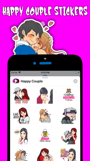 Happy Couple Sticker