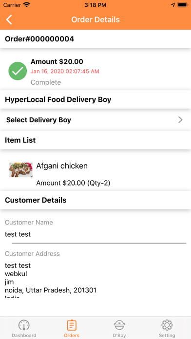 HyperLocal Food Delivery Boy screenshot 3