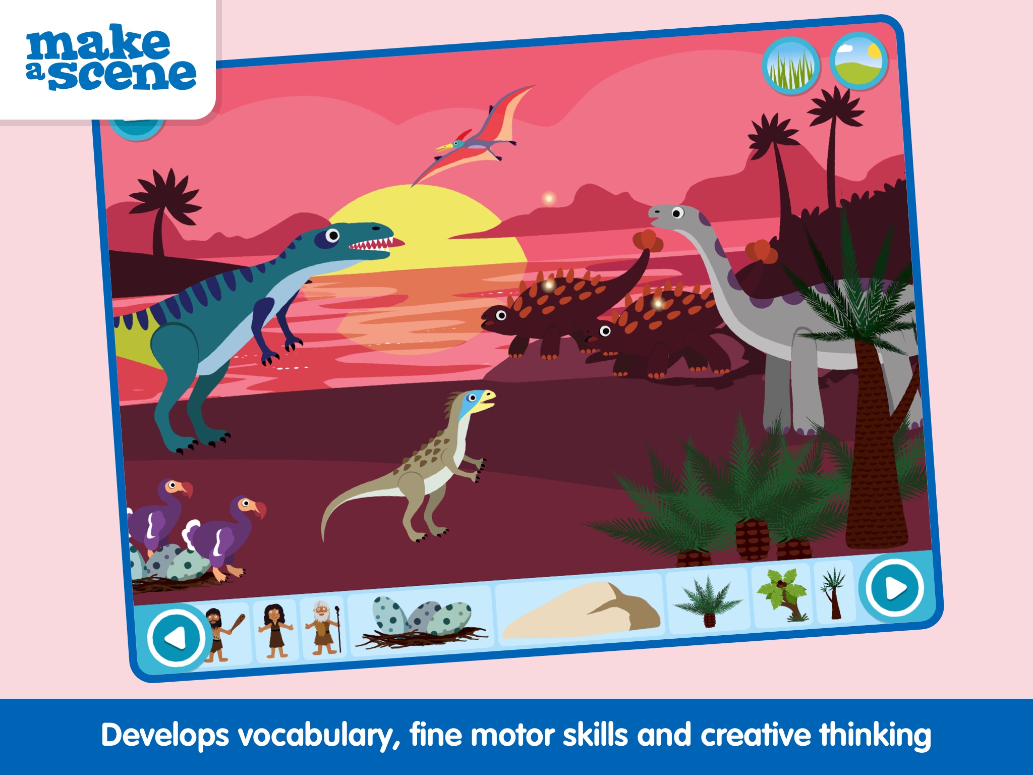 Make a Scene: Dinosaurs screenshot 2