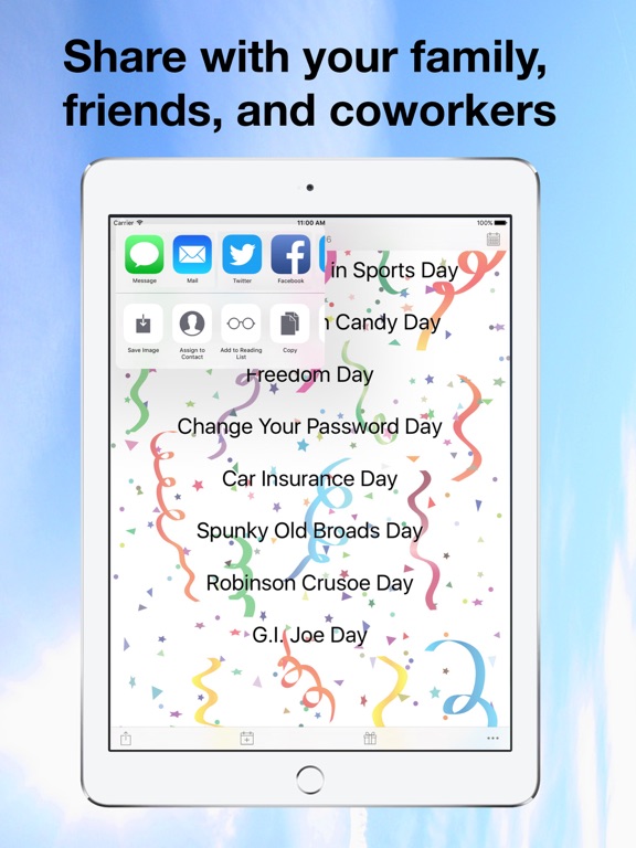 Bizarre Holidays Calendar Screenshots