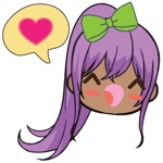 Pastel Girl 2 Stickers