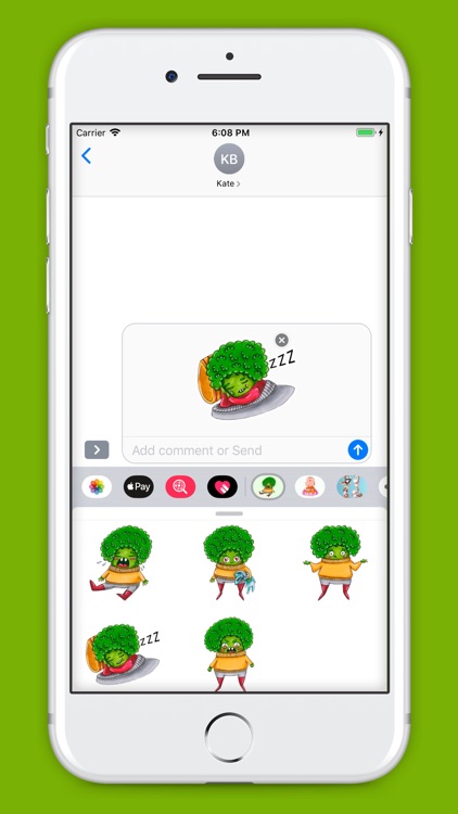 Broccoli Emoji Stickers screenshot-3