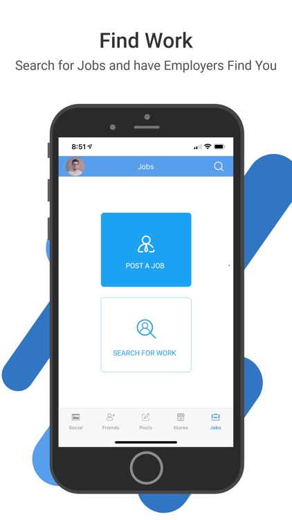 aBlueC: Find Work News Social screenshot-3