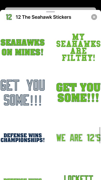 12 The Seahawk Stickers screenshot-7