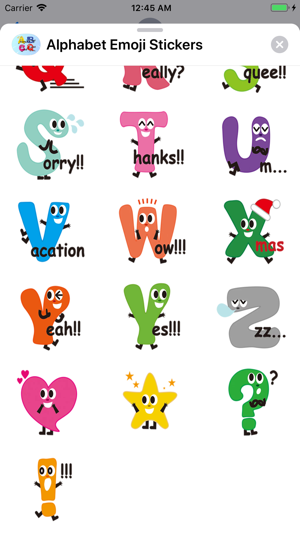 Alphabet Emoji Stickers(圖5)-速報App