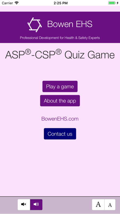 How to cancel & delete ASP-CSP Quiz Game from iphone & ipad 1