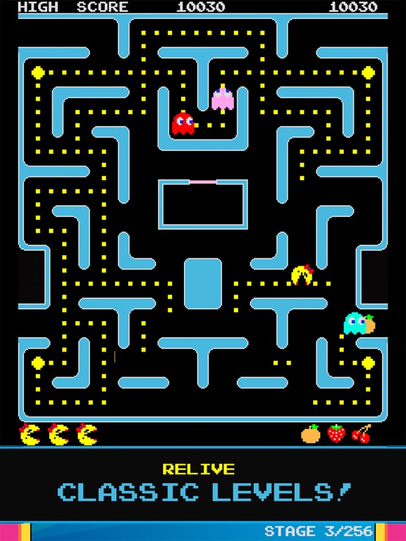 Screenshot from Ms. PAC-MAN for iPad