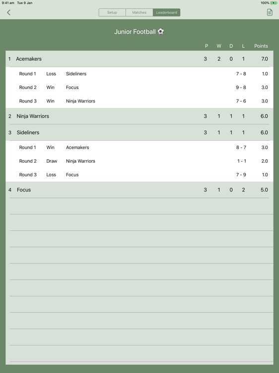 All-Play-All Round Robin Maker