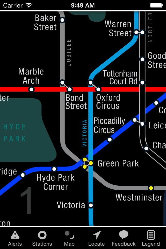 KickMap London Tube screenshot 3