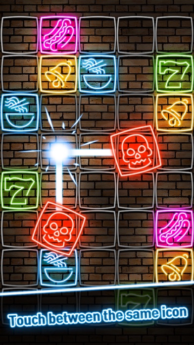 NeonPang : Cross Match Puzzle screenshot 2