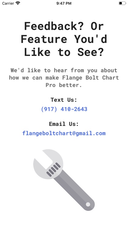 Flange Bolt Size & Torque screenshot-6
