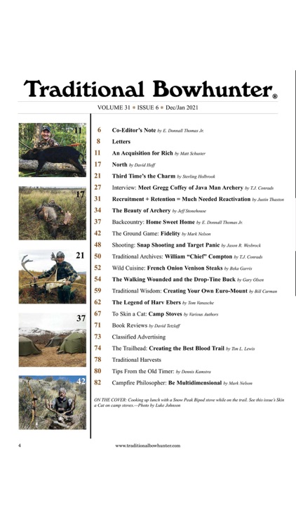 Traditional Bowhunter Magazine