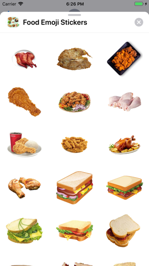 Food Emoji Stickers(圖4)-速報App