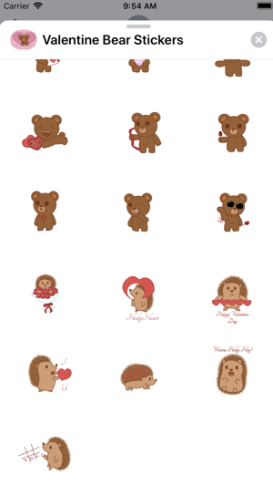 Valentine BearHug Stickers(圖3)-速報App