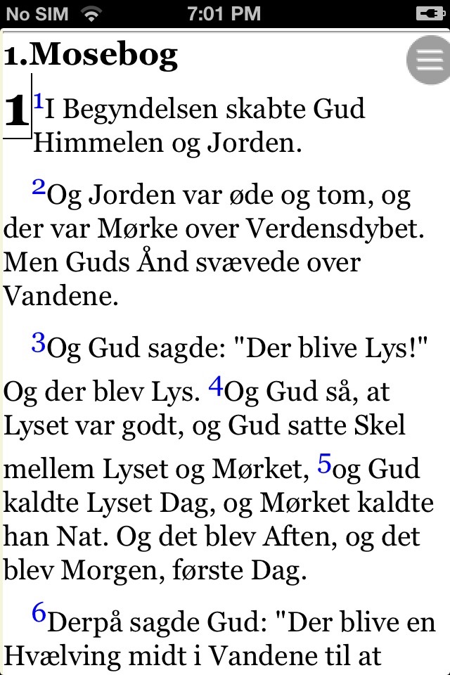 Bibelen (Danish Bible) screenshot 2