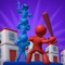 Take on towering enemies as you fight to become the Stack King